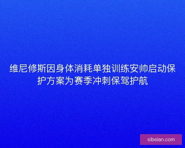 维尼修斯因身体消耗单独训练安帅启动保护方案为赛季冲刺保驾护航 维尼修斯因身体消耗单独训练安帅启动保护方案为赛季冲刺保驾护航